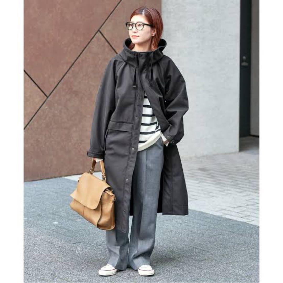 『タグ付き！』スピック&スパン 23AW ボンディングフーデッドコート 36