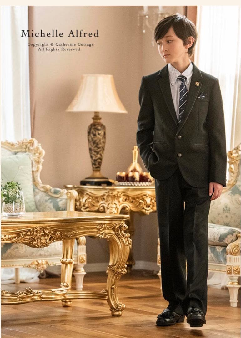 美品！フォーマルスーツ 160キャサリンコテージ卒業式