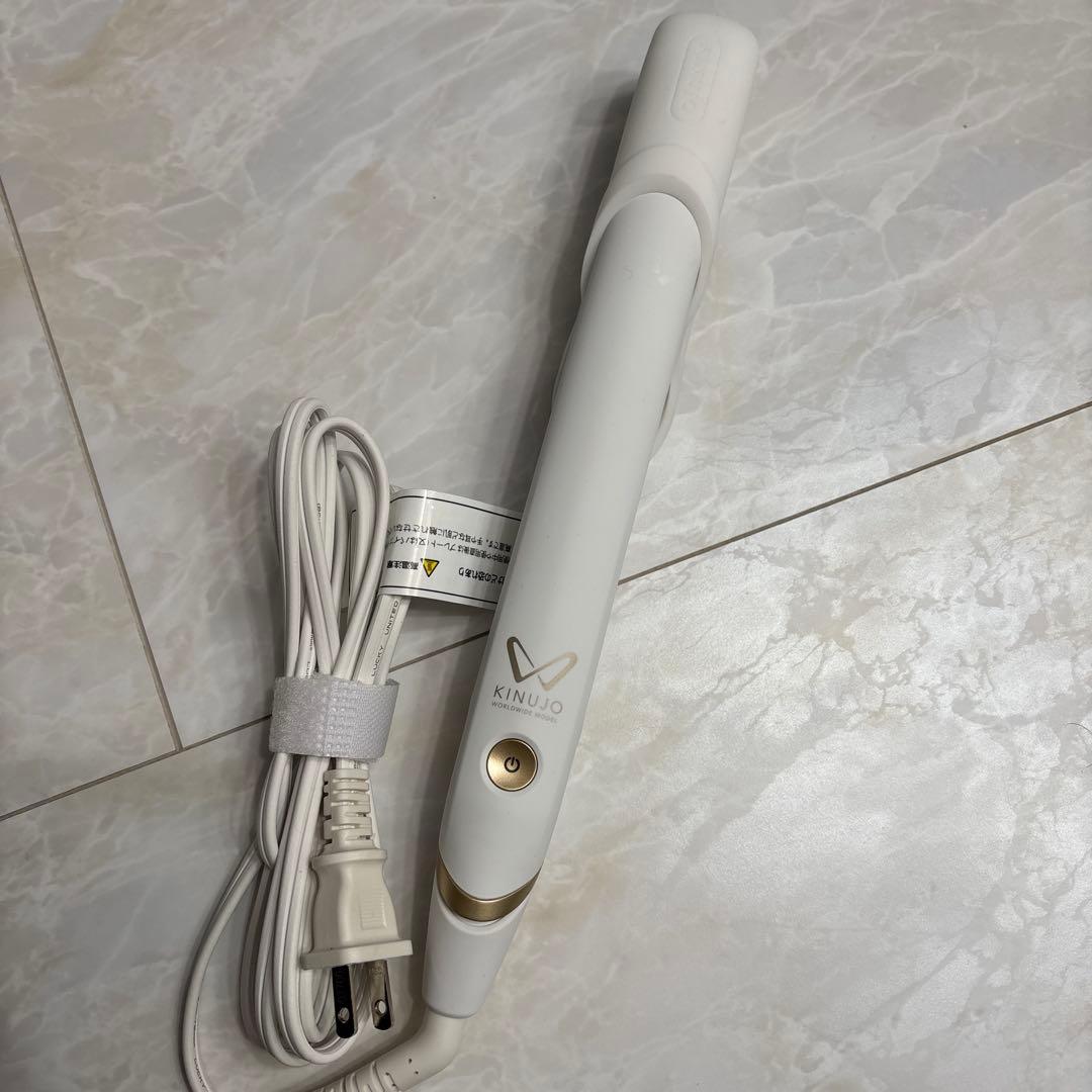 KINJUO ストレートヘアアイロン ホワイト 【箱無し】