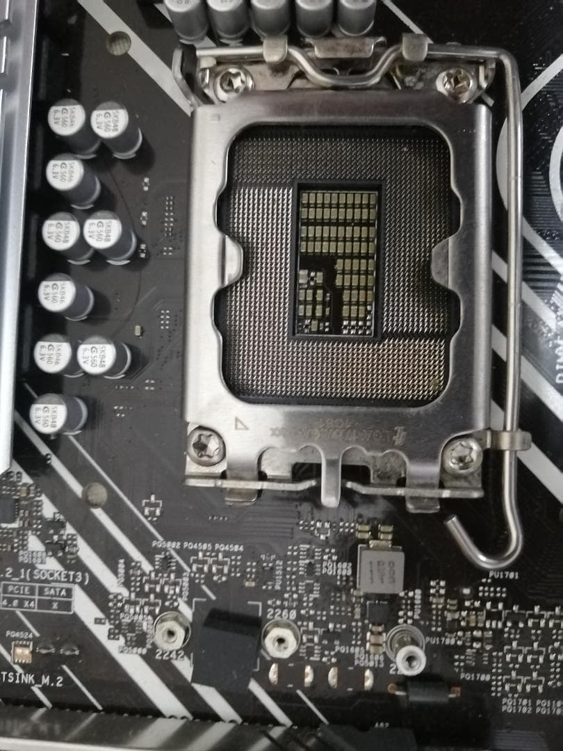 ASUS B660M-AJ D4 mATX 12世代 LGA1700　ファン付