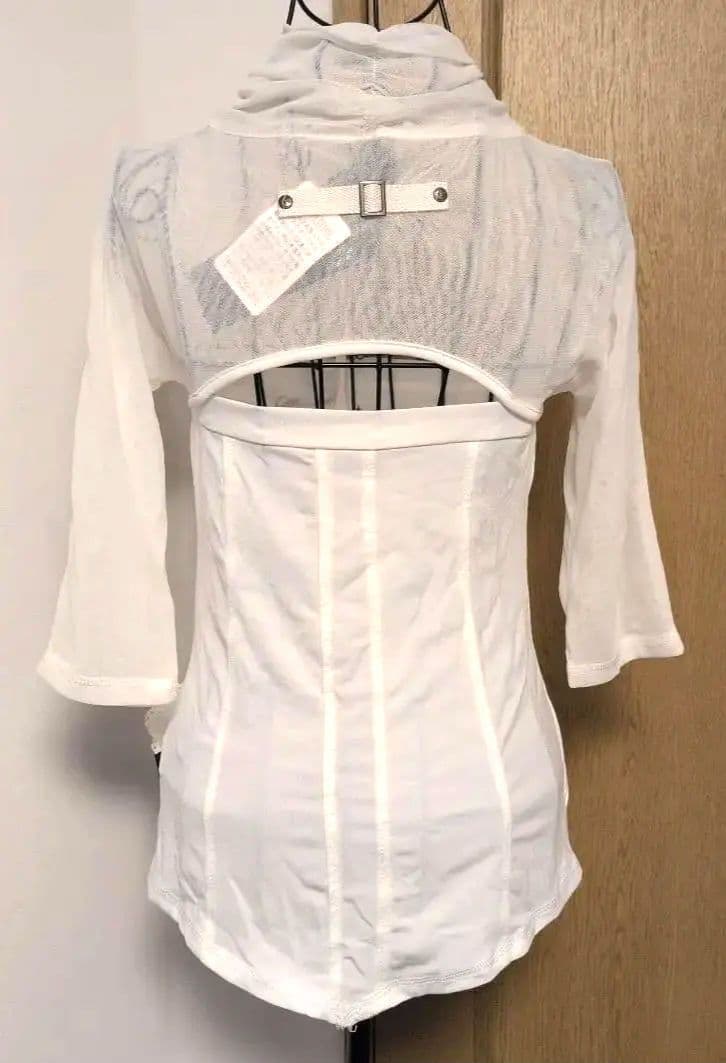 *新品タグ付* OZZCROCEドラゴン刺繍 シースルーシャツ