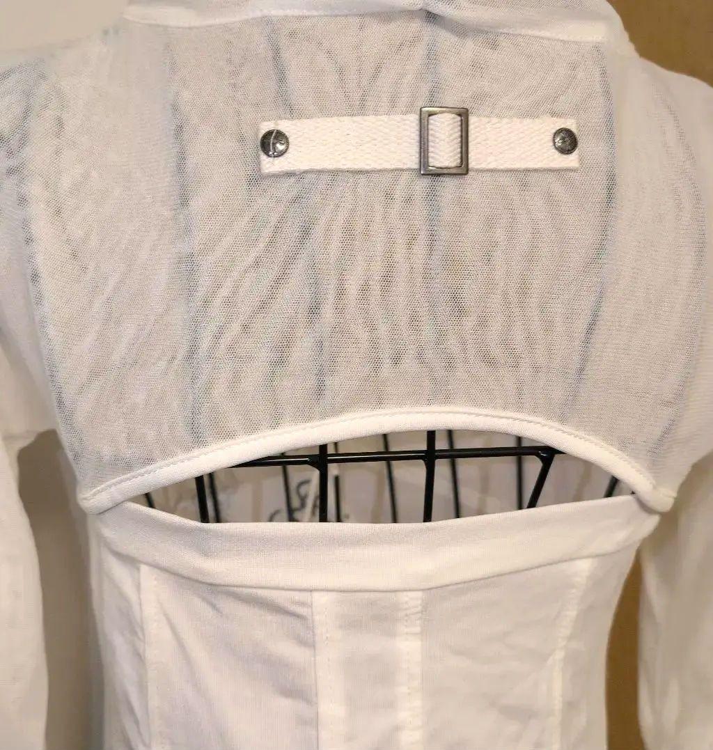 *新品タグ付* OZZCROCEドラゴン刺繍 シースルーシャツ