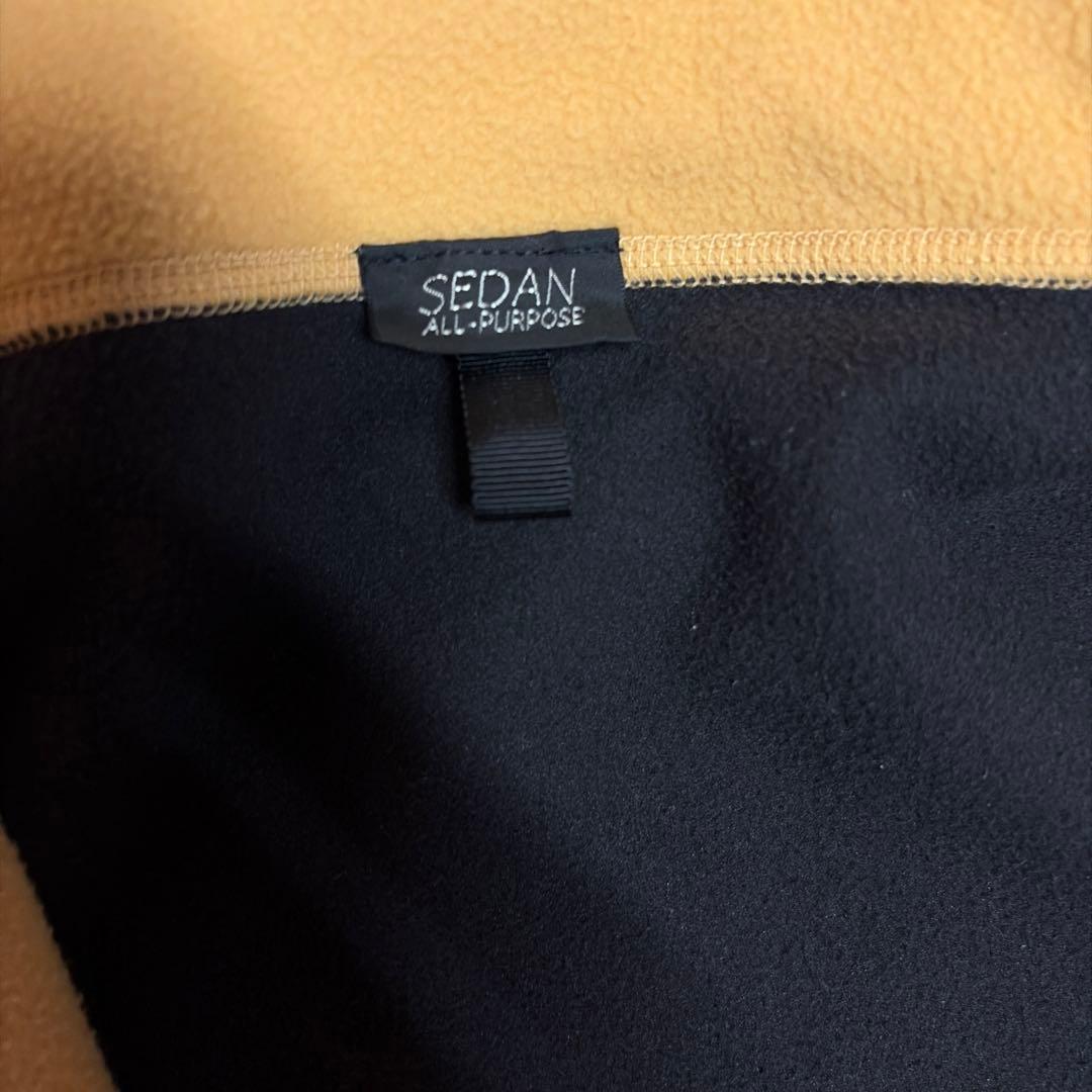 SEDAN ALL-PURPOSEフリースベスト イエロー/ブラック