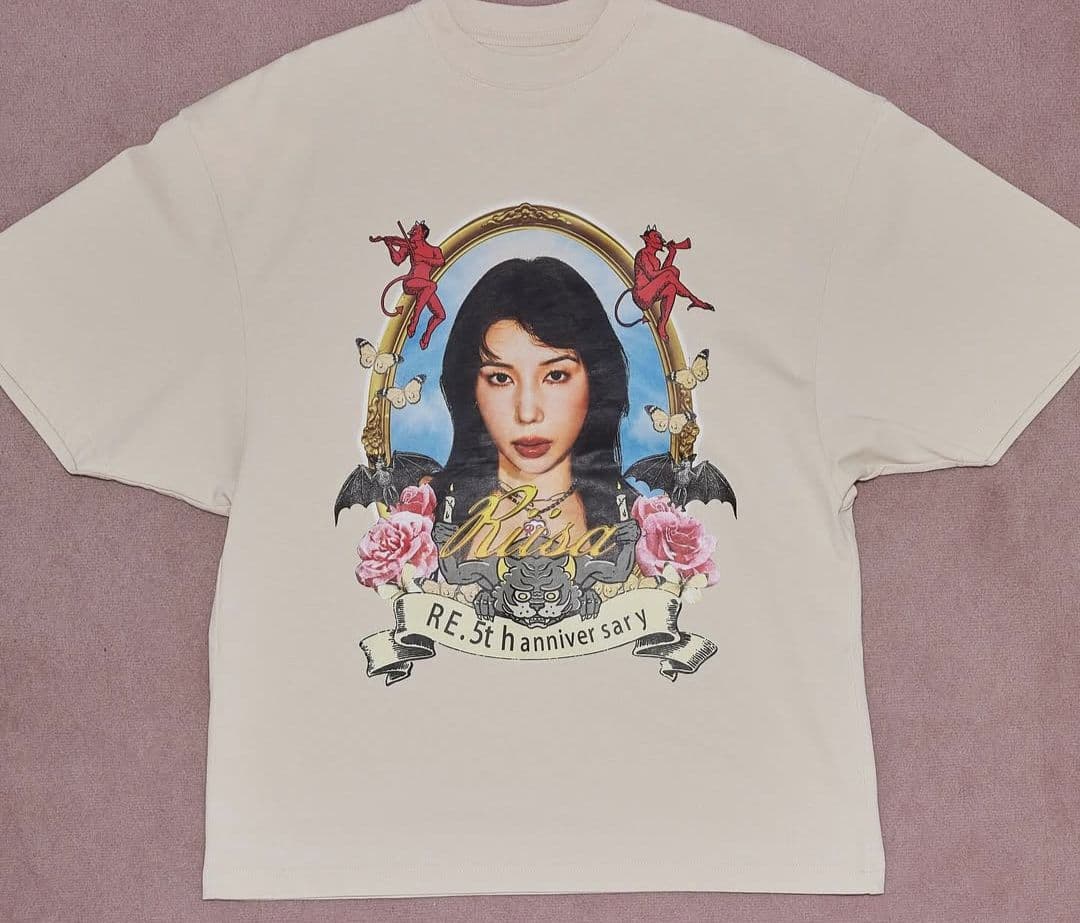 仲里依紗　5th アニバーサリーTシャツ