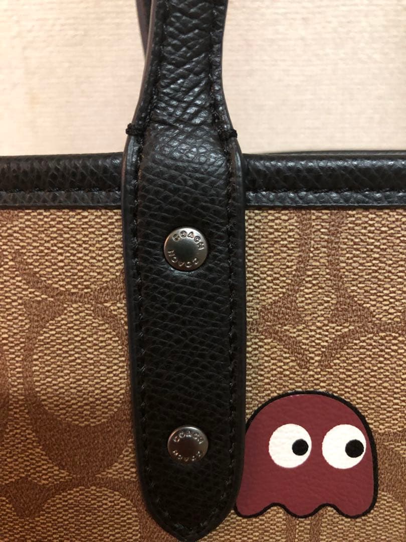 coachパックマンコラボトートバッグ美品