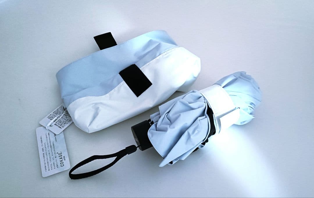 COKAGE+ 5段ミニ 50cm 折 [パウダーブルー] 日傘