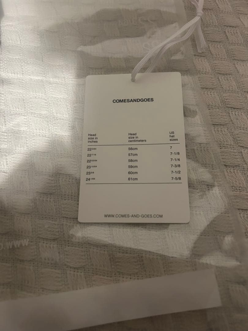 COMESANDGOES ベースボールキャップ