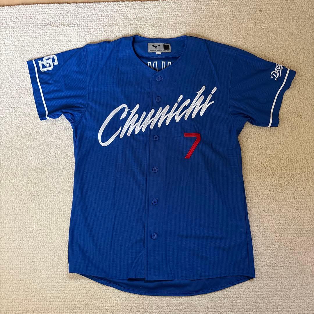 中日ドラゴンズ福永裕基選手ミズノ社製レプリカユニ_ホーム/ビジター/タオルセット