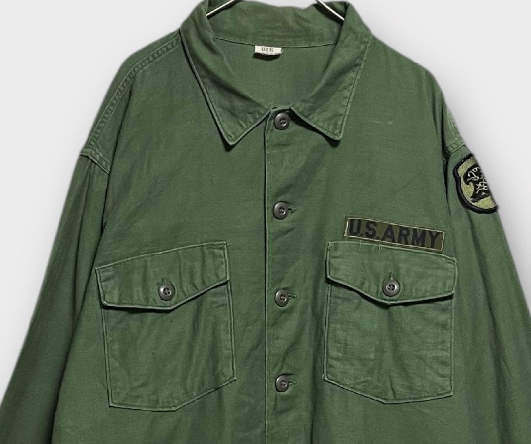 60s OG-107 希少サイズ「18」 ミリタリー シャツ ジャケット