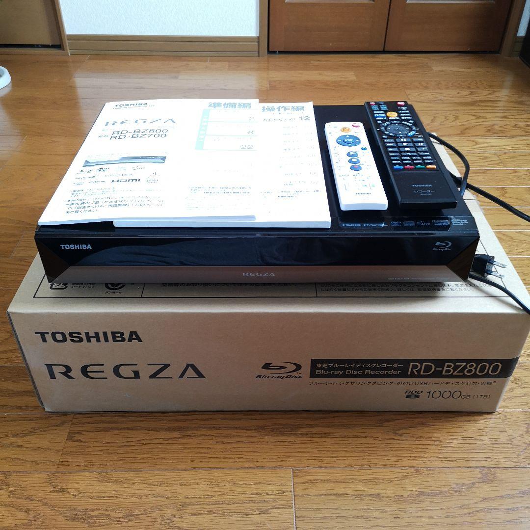 は*ん様 TOSHIBA REGZA RD-BZ800 ブルーレイレコーダー