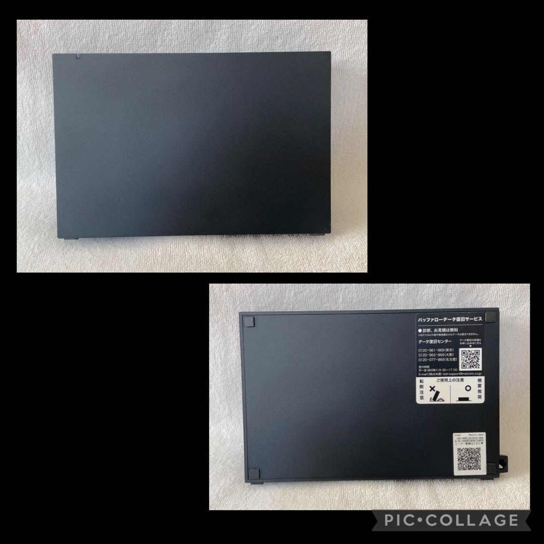 【ken】BUFFALO外付けHDD 4TB HD-NRL4.0U3-BA