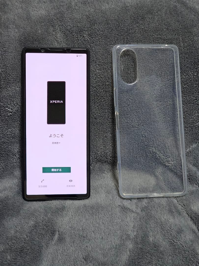 Xperia5V SOG12 au　ブラック　SIMフリー 128GB