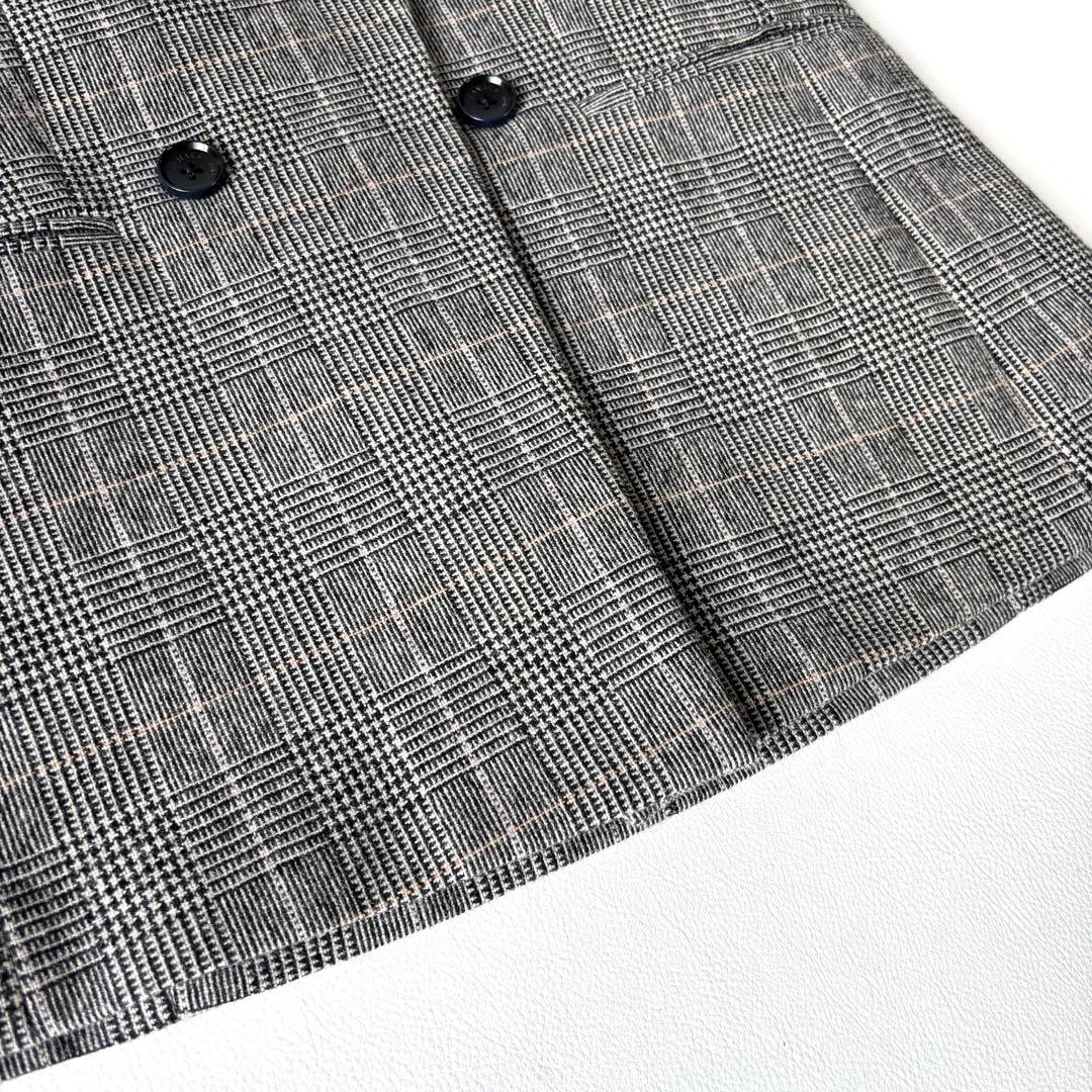 【未使用級】アキラナカ FLOREN グレンチェック ジャケット ジレ