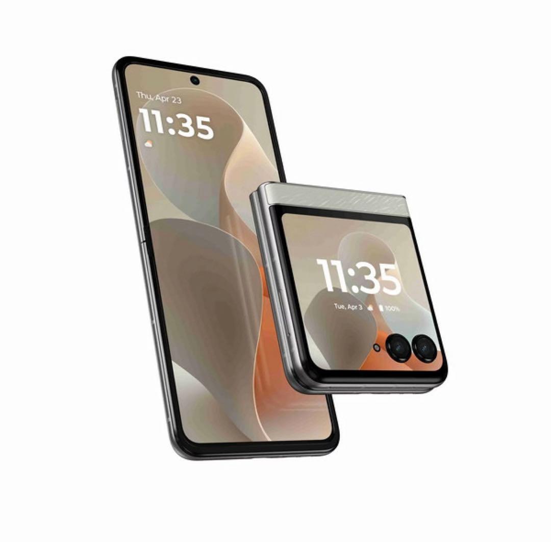 MOTOROLA razr 60 ライトスカイホワイトSIMフリースマートフォン