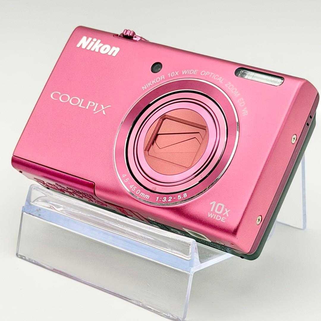 【美品・動作確認済】 NIKON COOLPIX S6200 ピンク