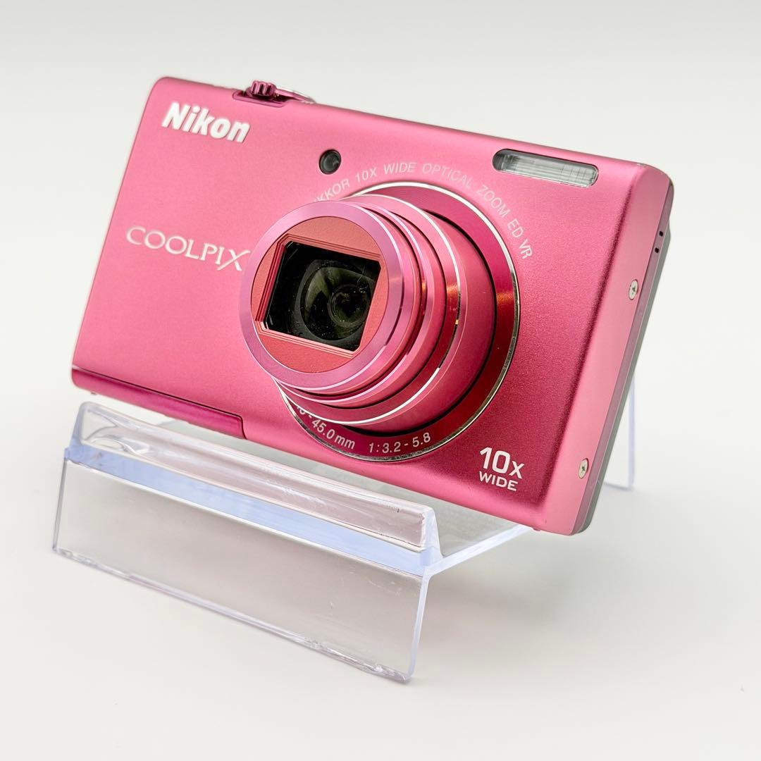 【美品・動作確認済】 NIKON COOLPIX S6200 ピンク