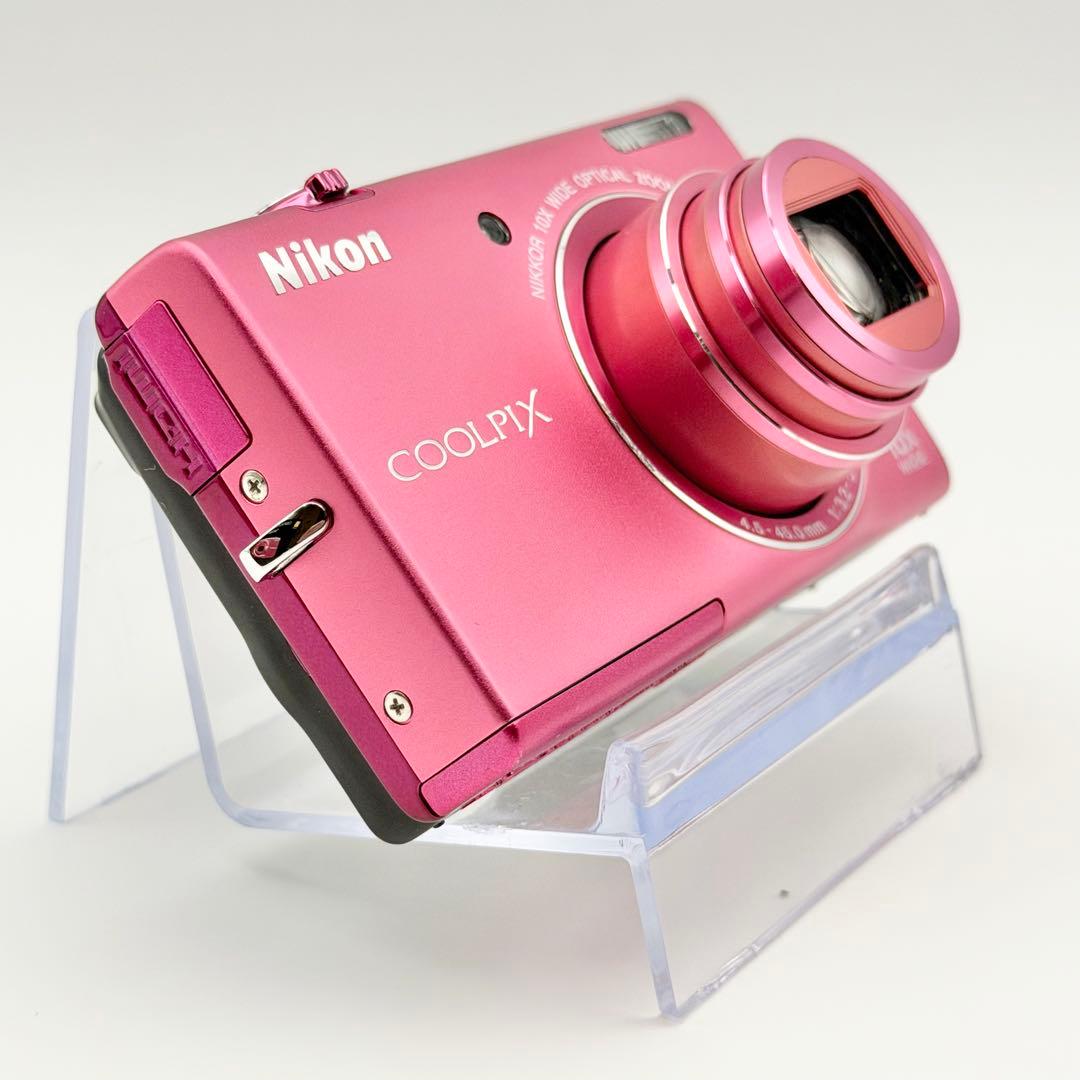 【美品・動作確認済】 NIKON COOLPIX S6200 ピンク