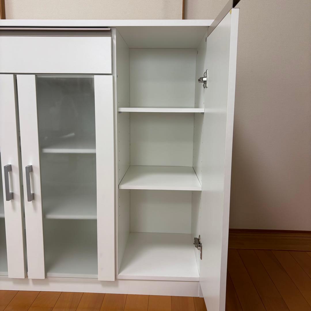 【送料込】ニトリ キャビネット フォルムN SK9090Dホワイト