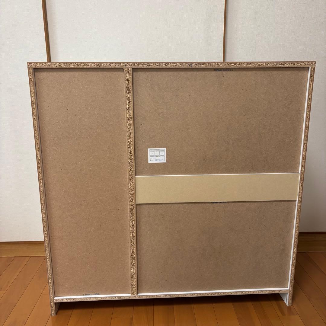 【送料込】ニトリ キャビネット フォルムN SK9090Dホワイト