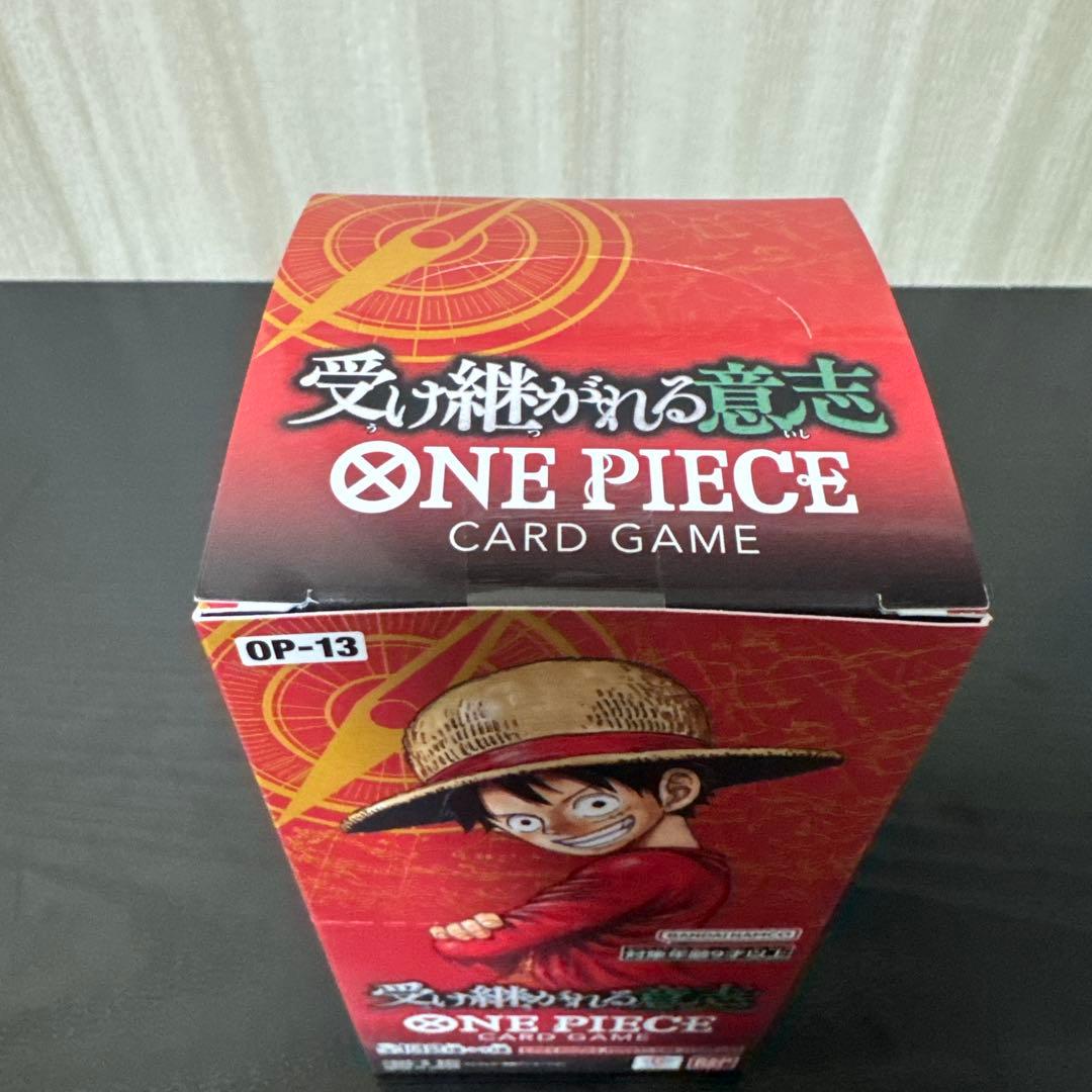 【新品未開封テープ付】ワンピースカード　受け継がれる意志 1BOX
