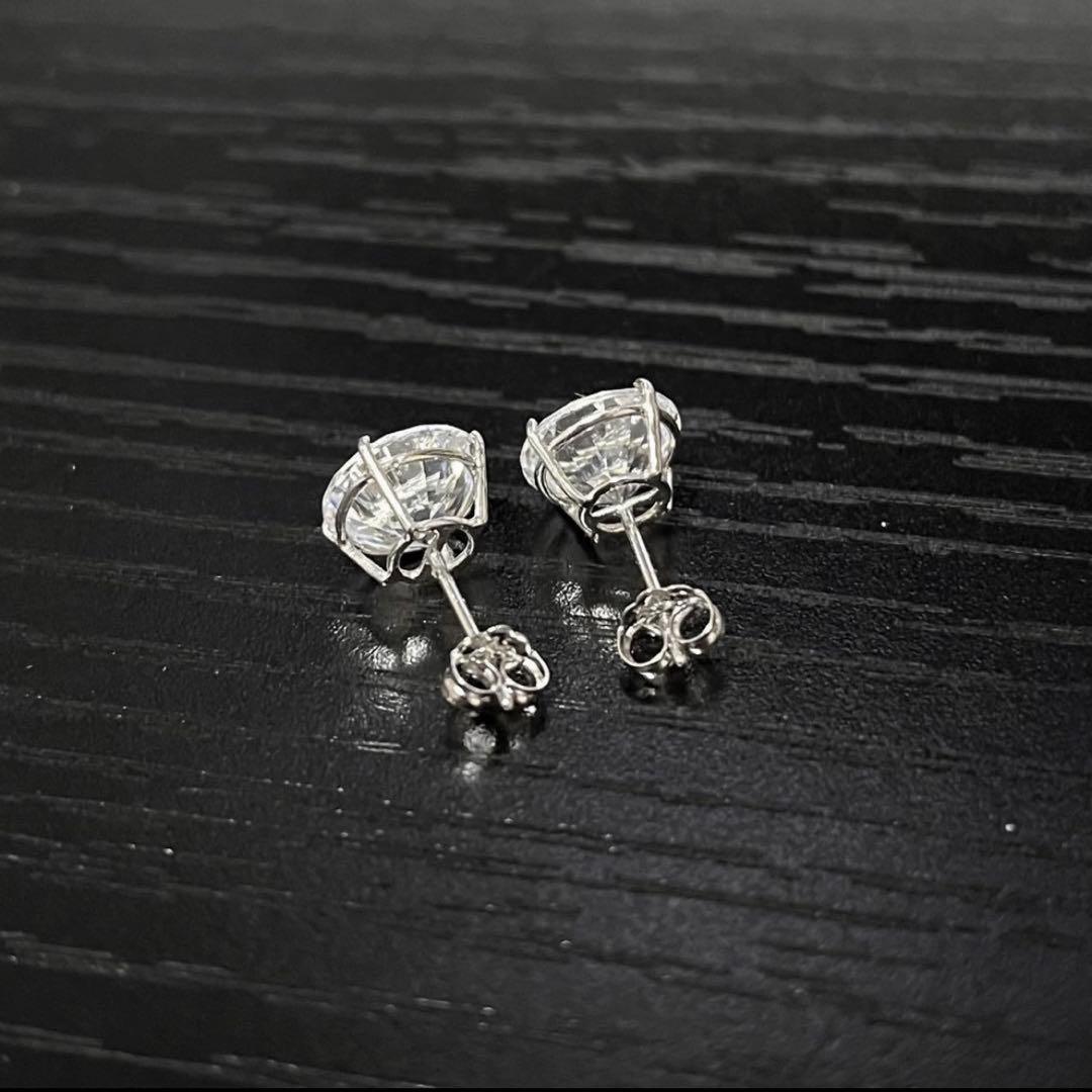 AVALANCHE アバランチ 14Kホワイトゴールド スタッズ ピアス 8mm