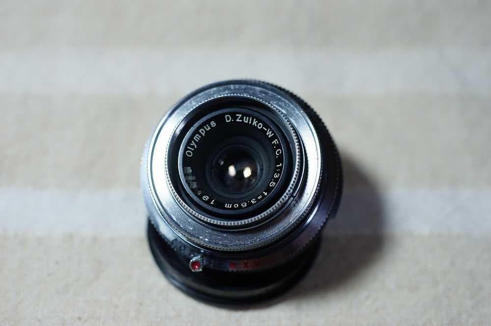 改造レンズ　D.zuiko-w F.C. 3.5cm F3.5