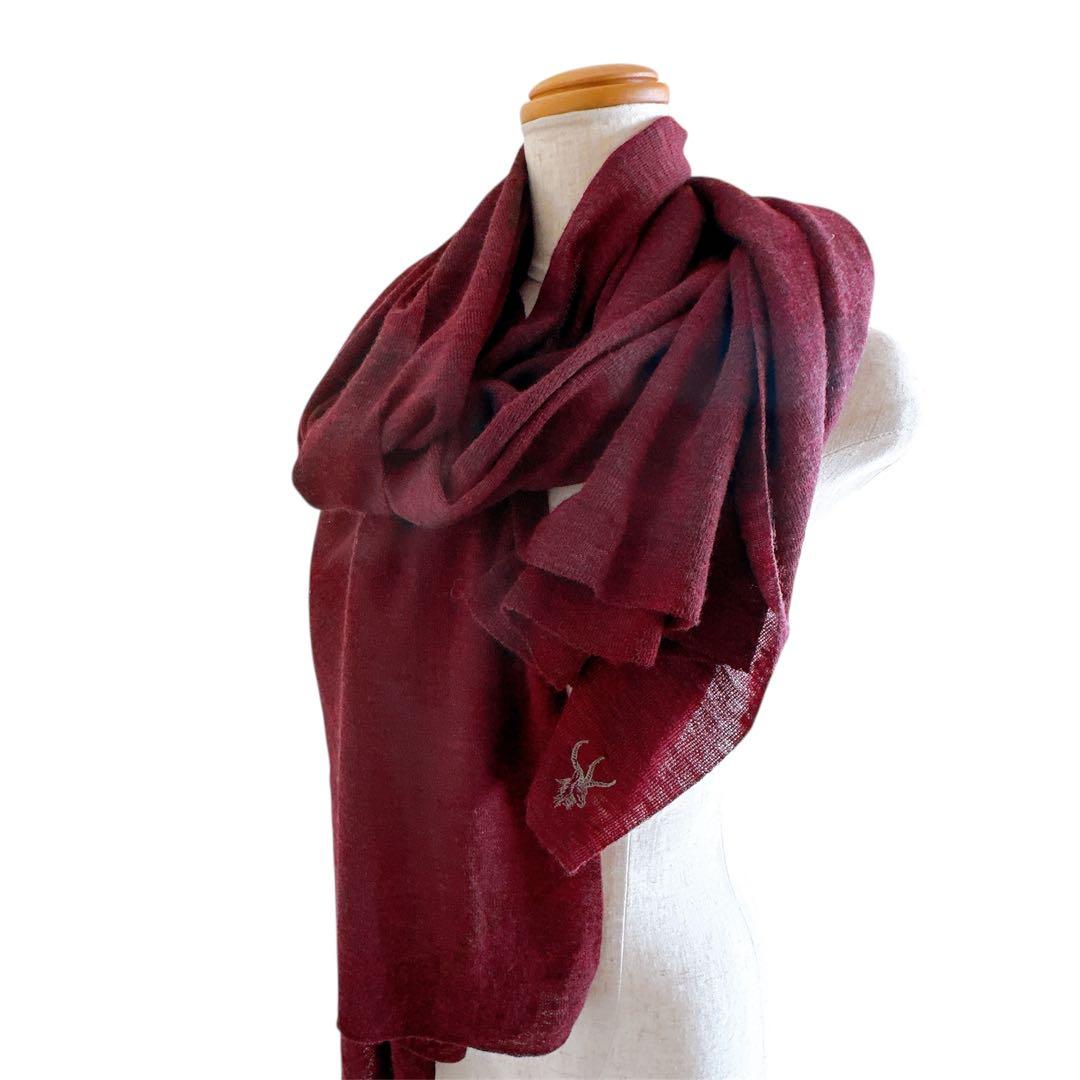 アンダーカバー UNDERCOVER ストール マフラー　大判 刺繍