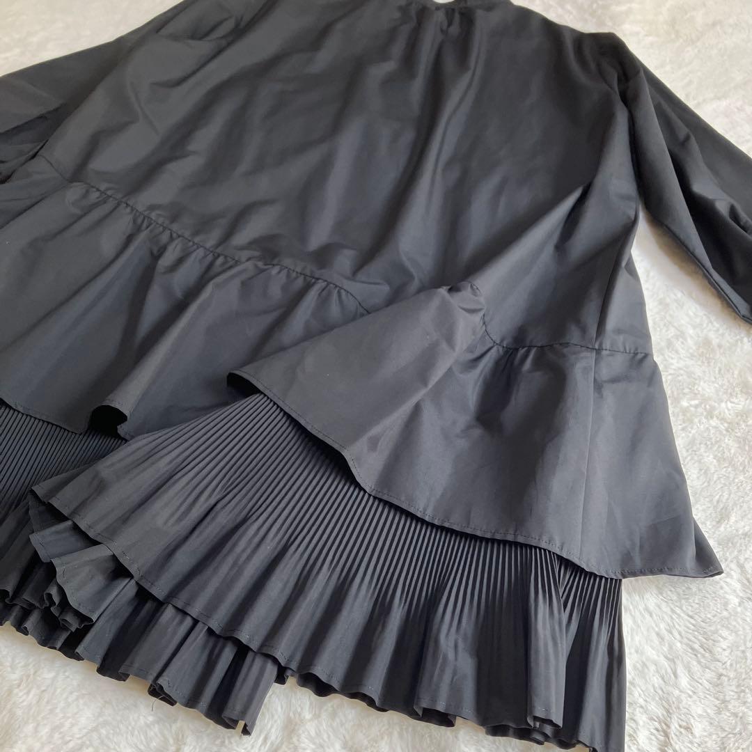 極美品Rose Tiara チュニックワンピース　ティアード　プリーツ　大きめ