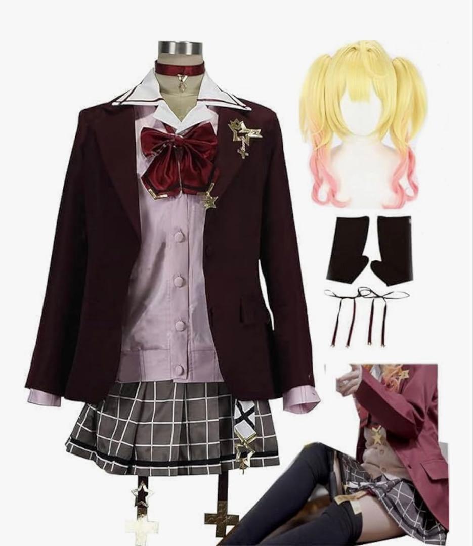 星川サラ 制服衣装 女性Lサイズ ウィッグ付き