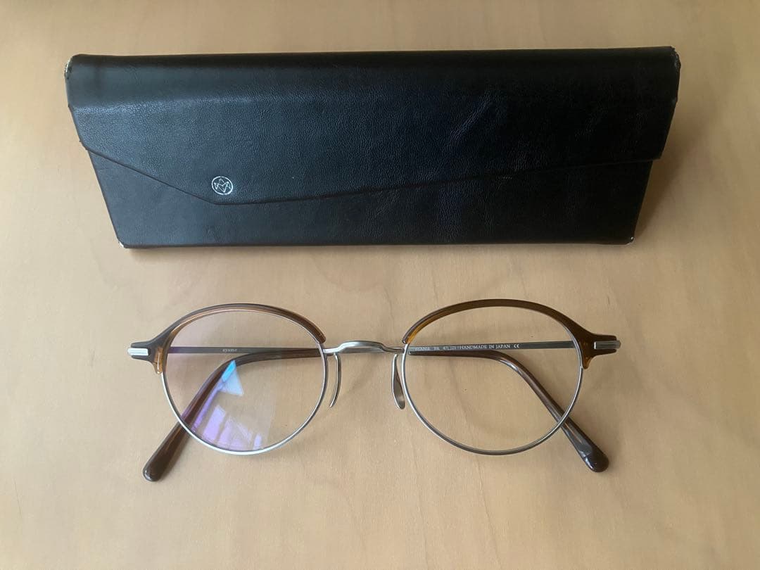 ayame アヤメ メガネフレーム BEANIE47 日本製 ビーニー ブラウン