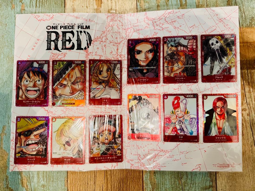 プレミアムカードコレクションONE PIECE FILM RED 新品未開封