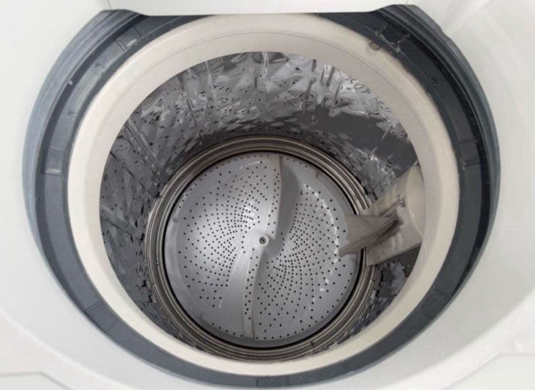 【高年式】 2021年式8kg/4.5kg SHARP 洗濯機ES-TX8E-W