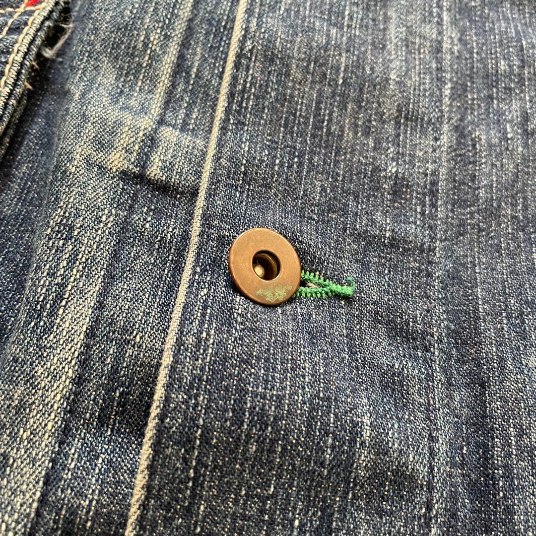 縦落ち◎ USA製 MAHAGAMAGE デニムカバーオール 007 KGBR