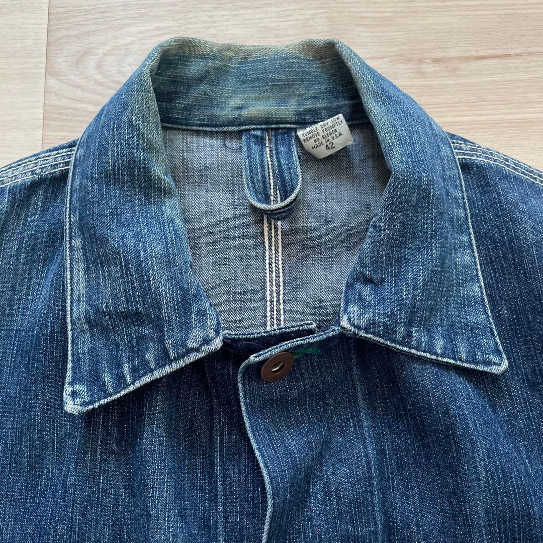 縦落ち◎ USA製 MAHAGAMAGE デニムカバーオール 007 KGBR