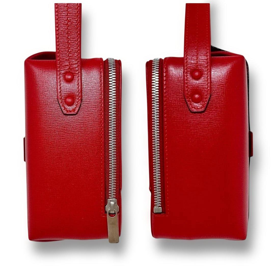 ヴァレクストラ ハンドバッグ トリックトラック レッド 赤 レザー ブランド