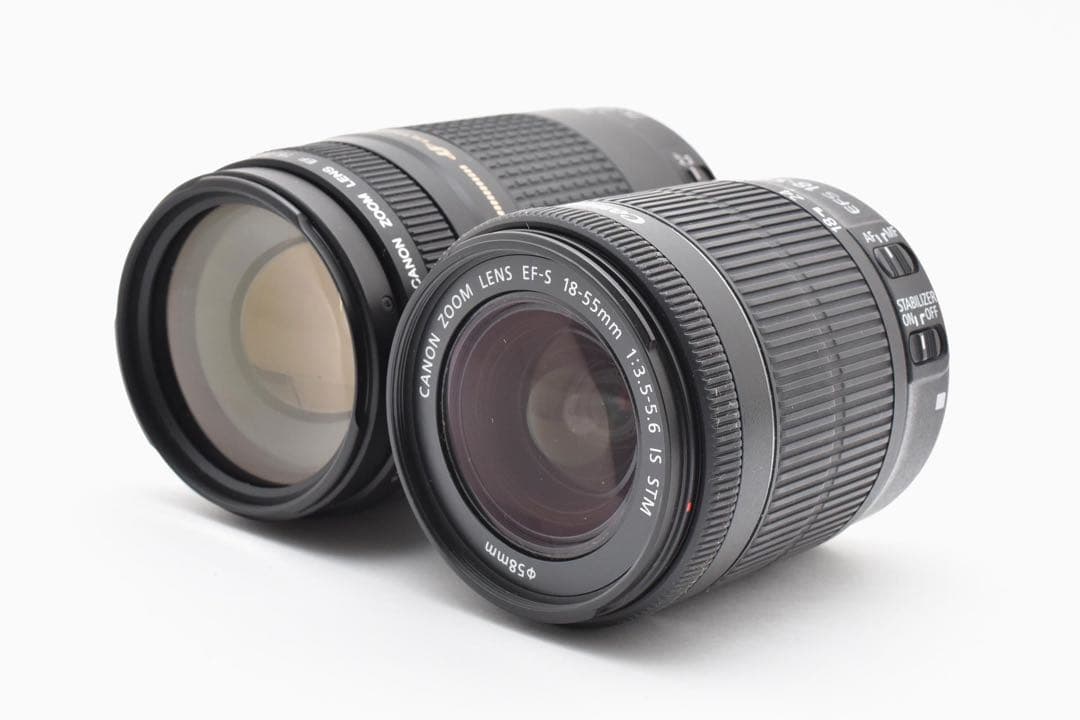 デジタル一眼レフカメラcanon kiss x9標準&望遠ダブルレンズセット