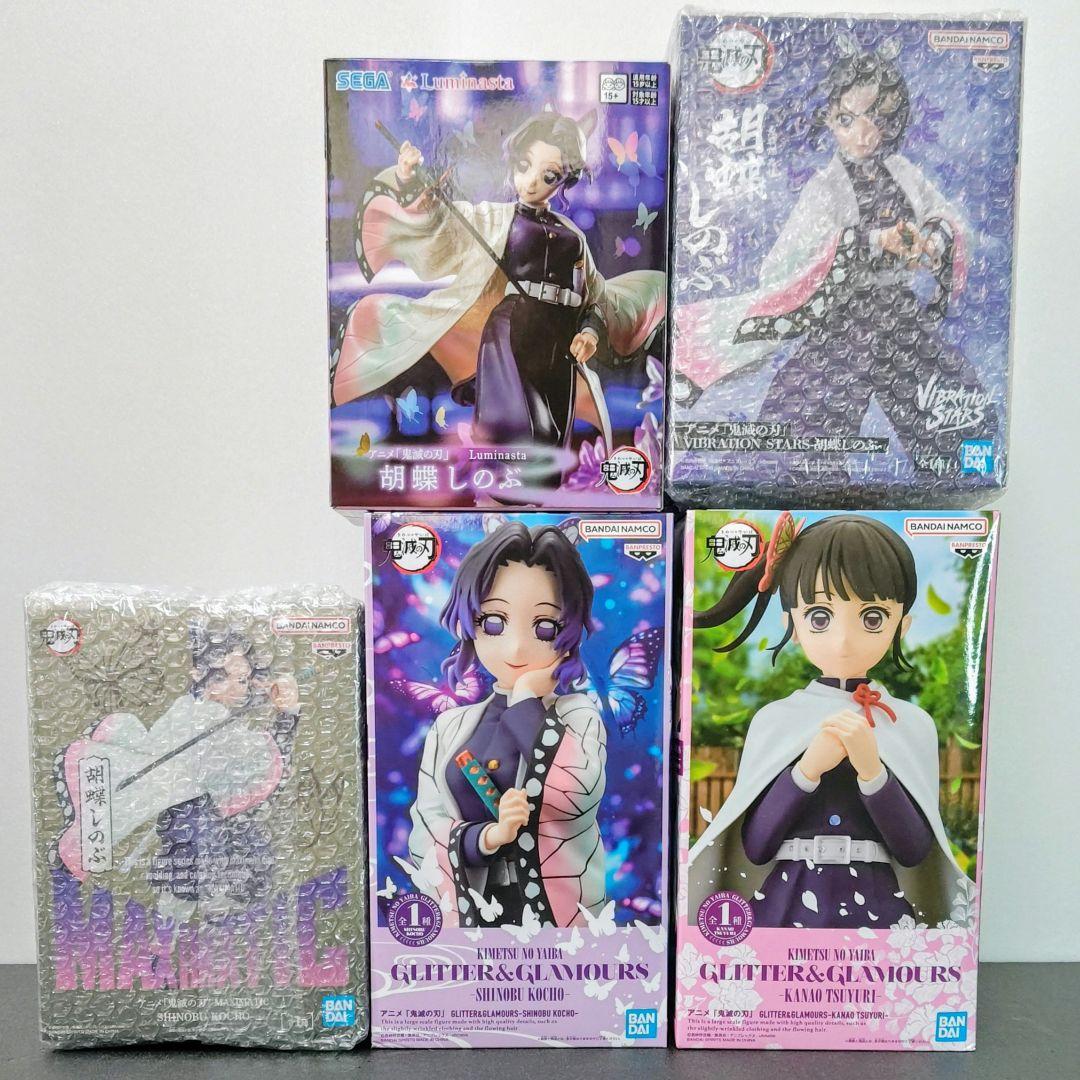 鬼滅の刃　胡蝶しのぶ 栗花落カナヲ フィギュア 5体セット （A）