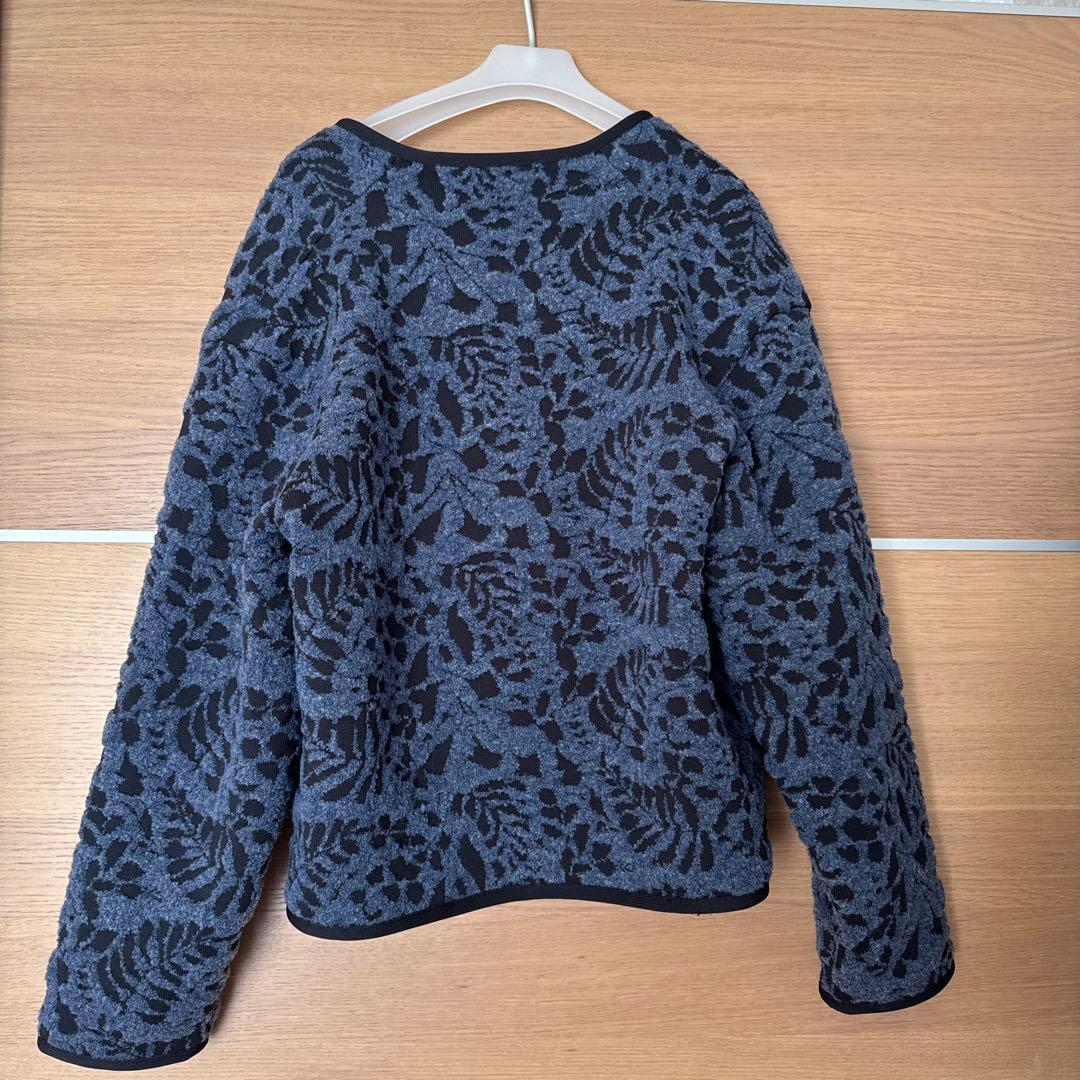 【Mzk】シップス　 ジャカードジャケット　レディース　五泉ニット　新品