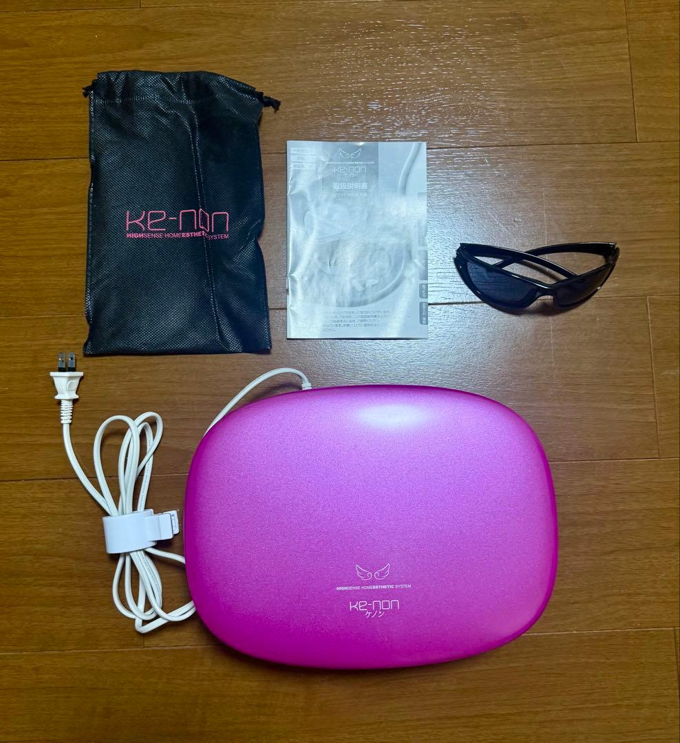 未使用級⭐︎脱毛器 ケノン Ver7.1 シャインピンク 残照射数99.63%以上