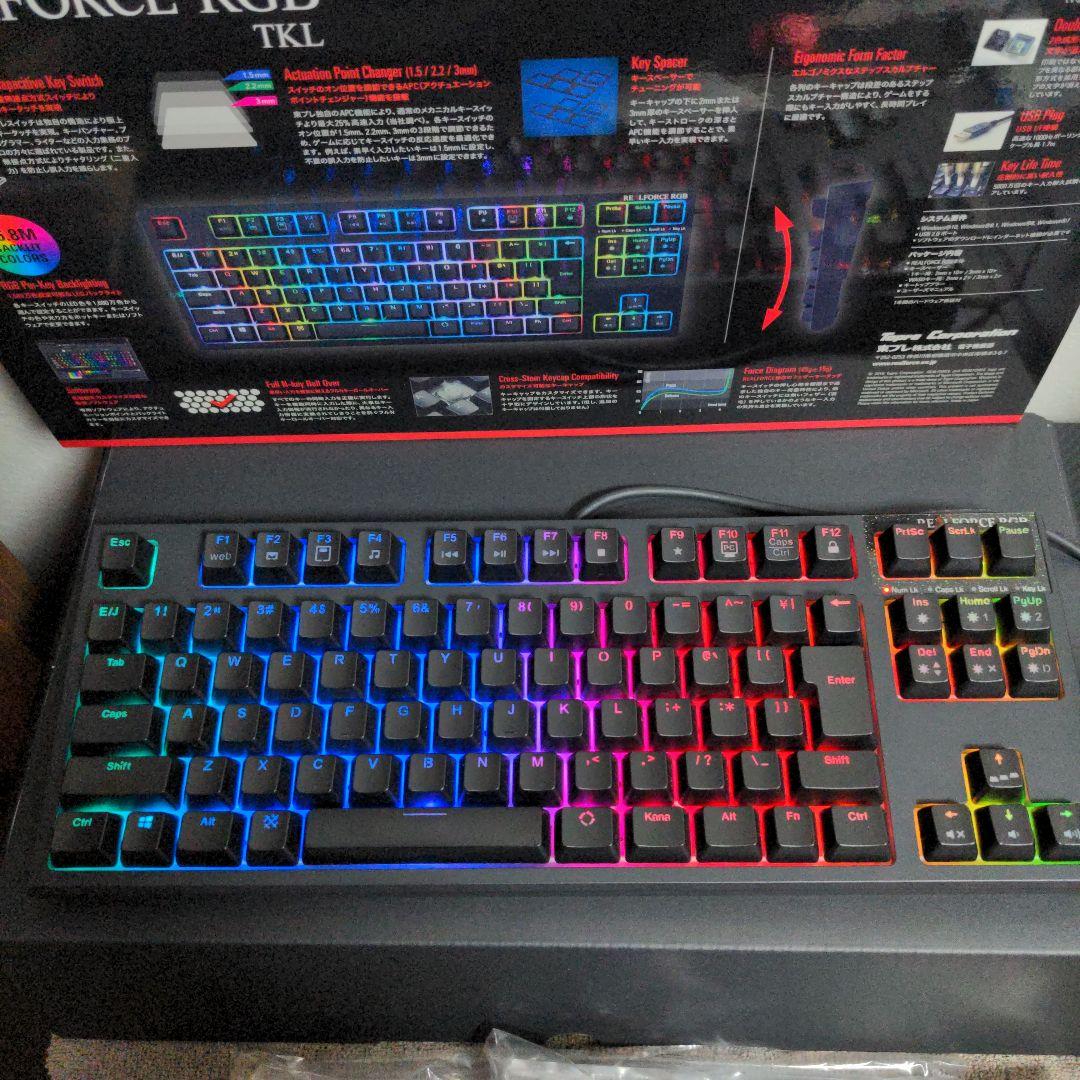 ☆良品☆ REALFORCE RGB TKL R2TLA-JP4G-BK 日本語