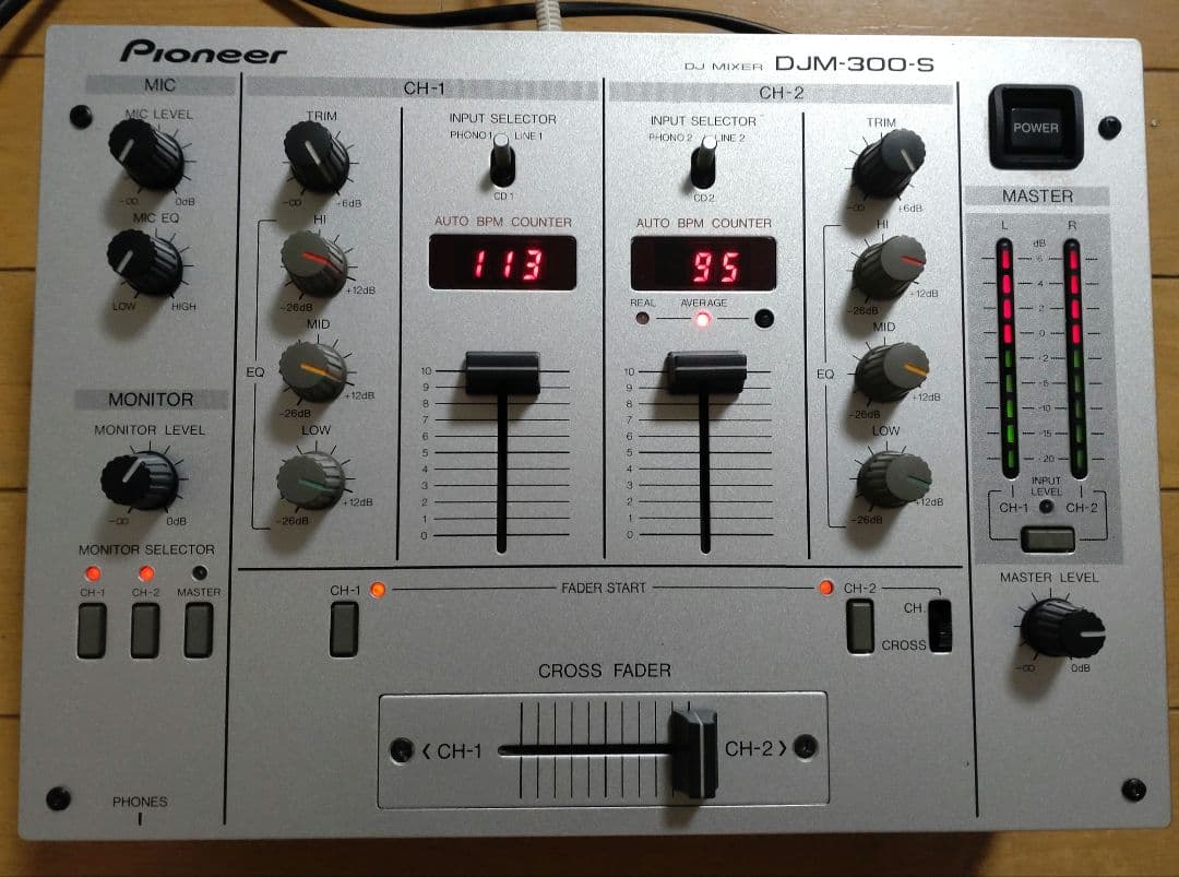 Pioneer DJM-300　CHクロスフェーダー　新品交換　　動作確認済み