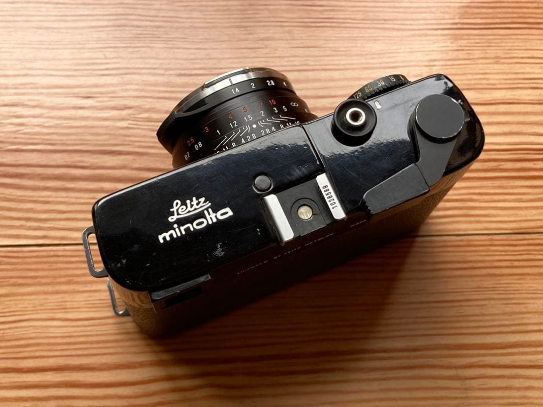 後塗ブラックペイントLEITZ minolta CLノクトンクラッシック40mm
