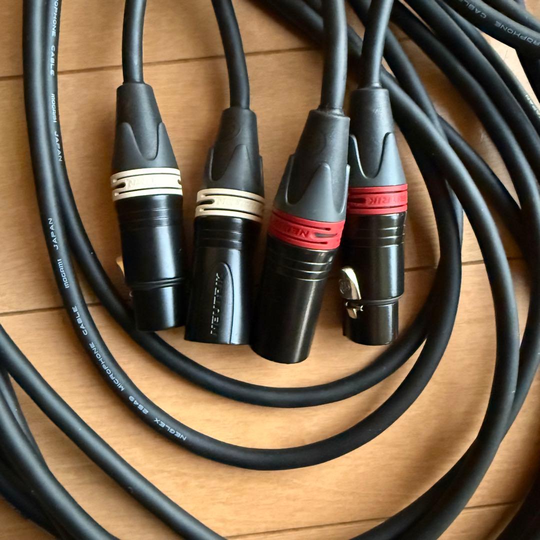 MOGAMI 2549 XLRバランスケーブル 10m×2本