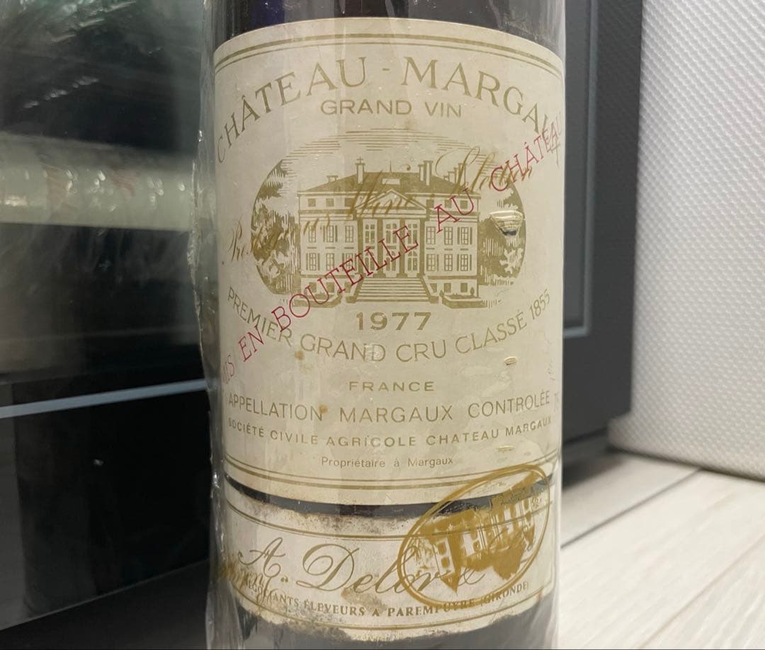 【セラー保管品】 シャトー マルゴー 1977 ボルドー 1級 送料無料