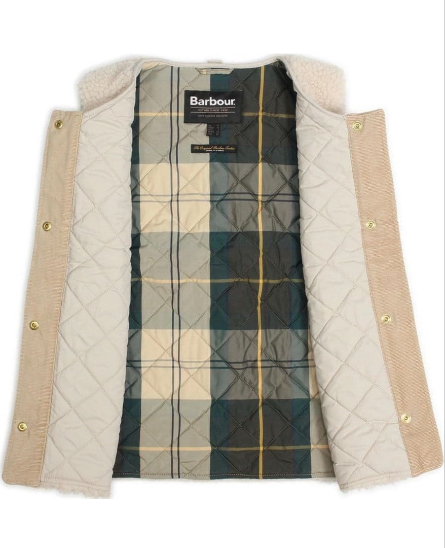 バブアー レディース ボア ライナー ベスト Barbour ノーカラー