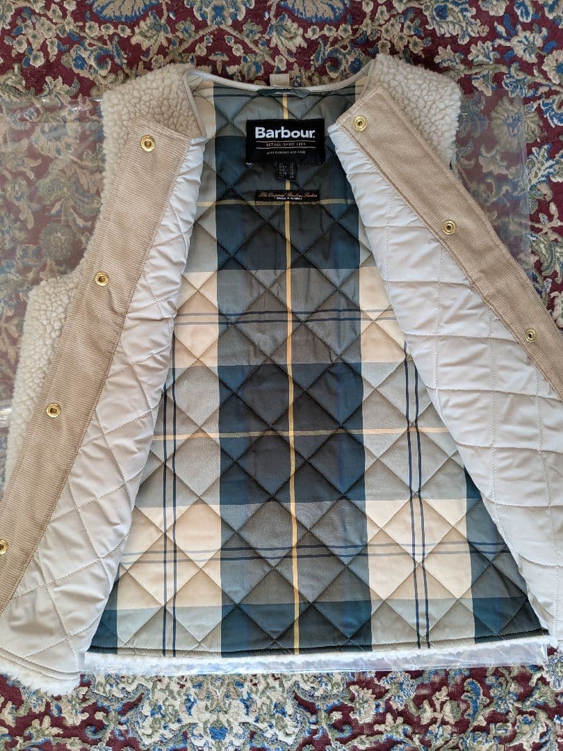 バブアー レディース ボア ライナー ベスト Barbour ノーカラー