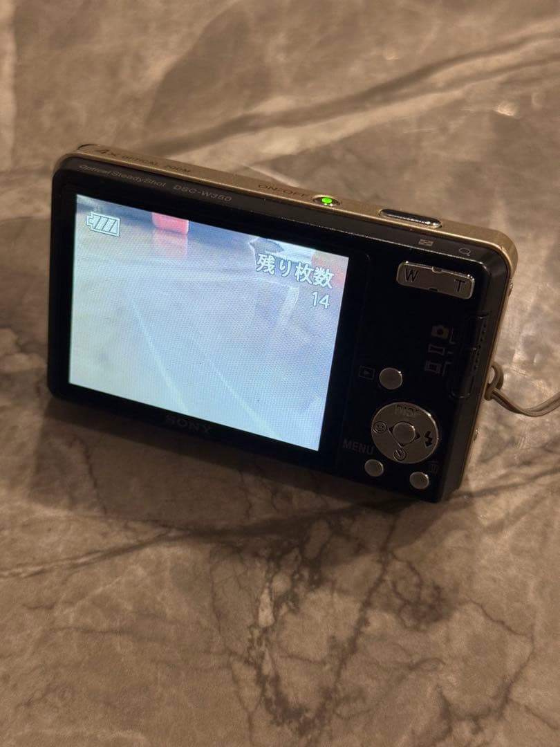 即発送！【動作確認済】SONY Cyber-shot DSC-W350 デジカメ
