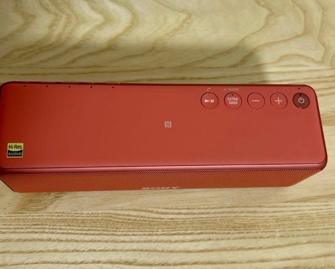 ソニー　ワイヤレススピーカー　srs-hg10 レッド