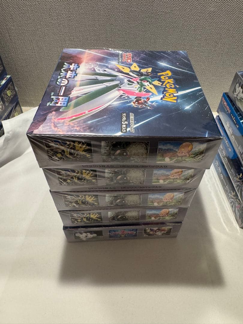 未来の一閃 5BOX シュリンク付 ポケモンカードゲーム【訳あり】