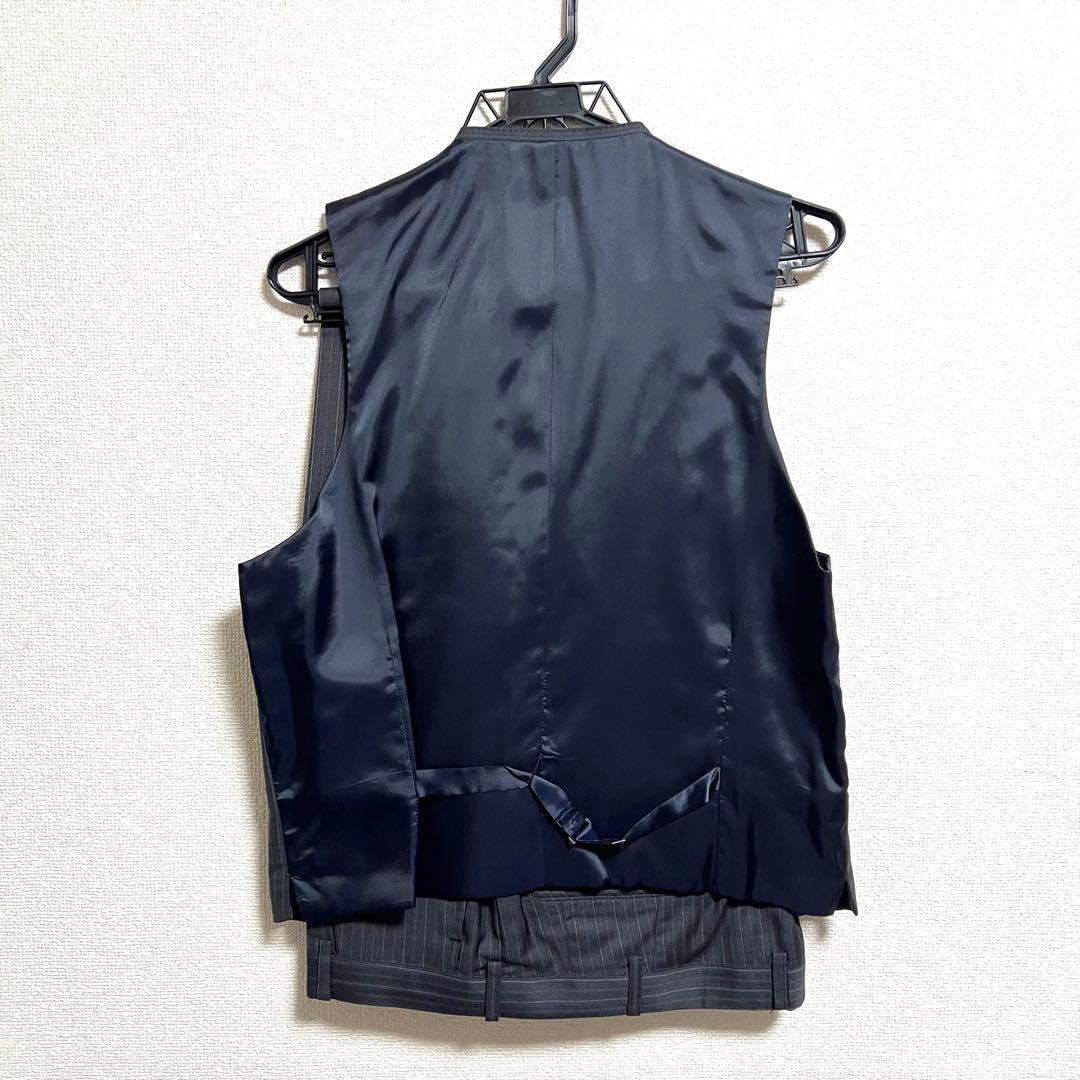 美品 銀座サカエヤ ゼニア 3ピースオーダースーツ XL相当 TRAVELER